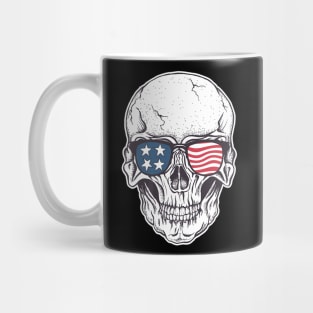 Flag Skull Patriotism Mug